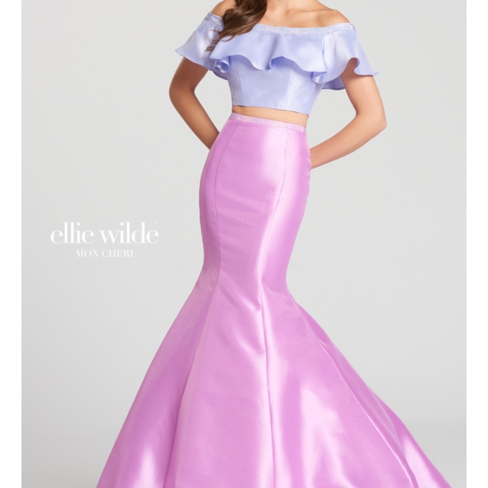 Ellie Wilde Two-Toned Prom Dress